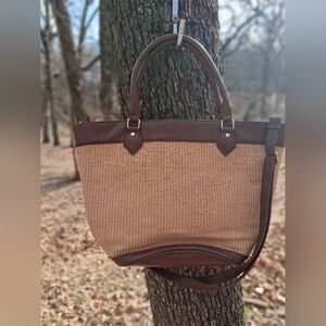 Elegant Brown and Tan Tote Bag